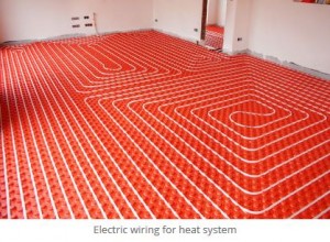Electic floor heating system