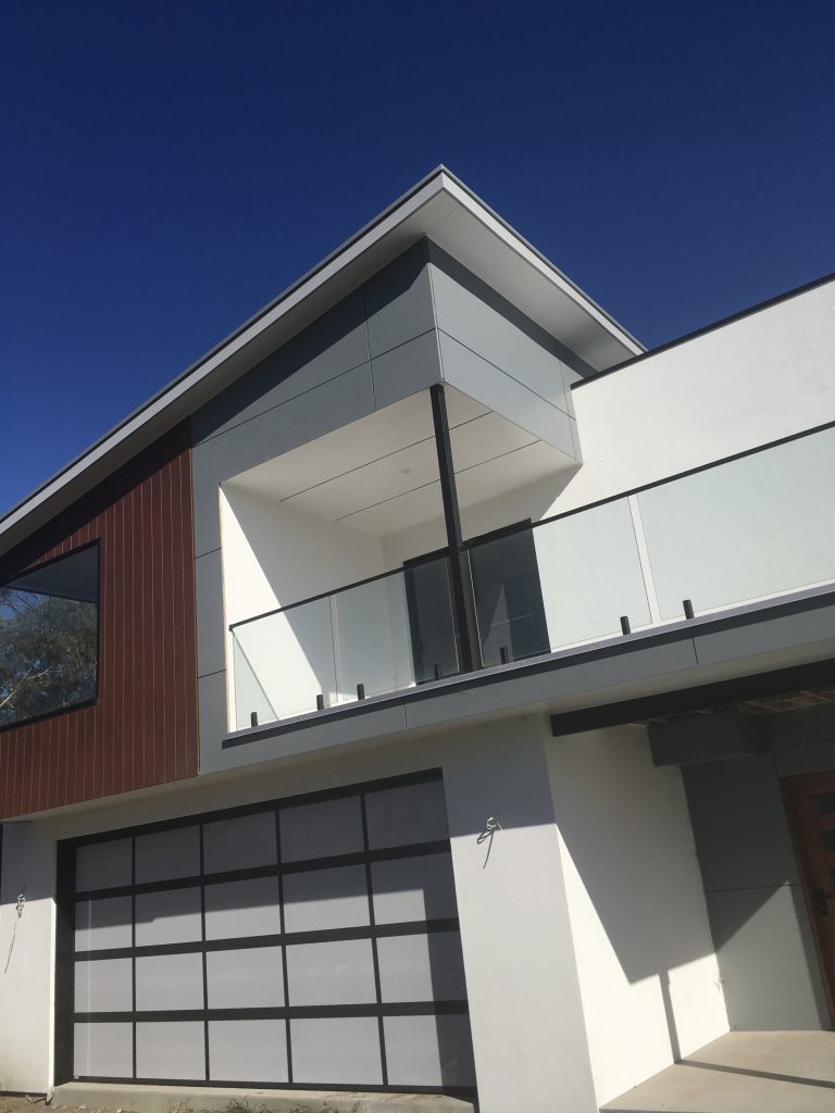 MEGABOARD 8mm was used as the cladding for this house built in Goolwa